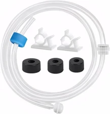 47" under Counter Sink Soap Dispenser Extension Tube Kit with Check Valve