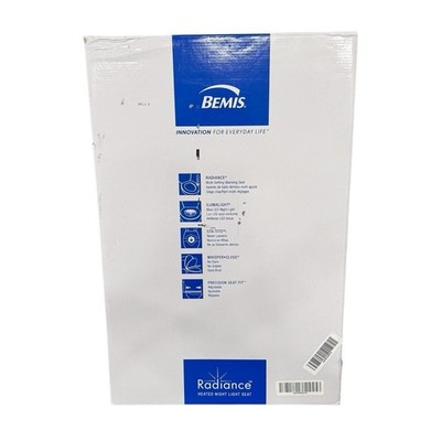 Bemis Radiance Heated Toilet Seat Elongated White H1900NL-000 Night Light