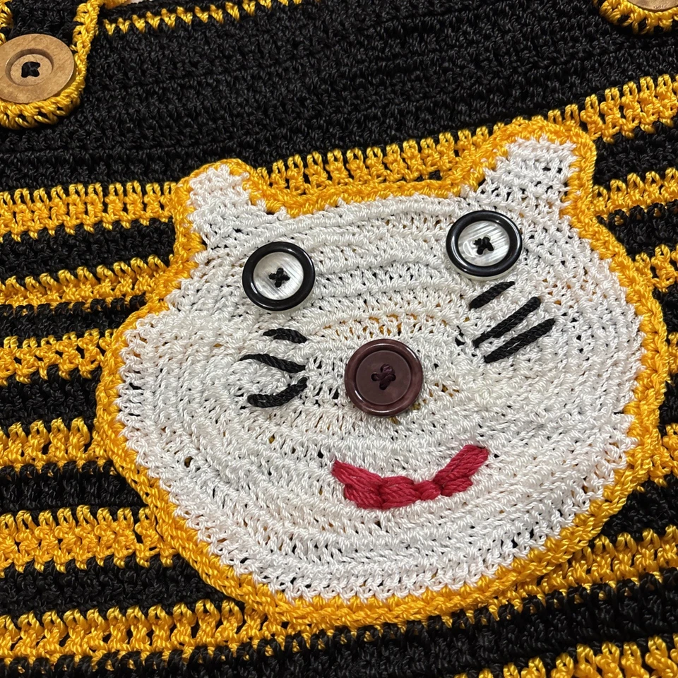 Bandolera de ganchillo hecha a mano bolso amarillo grande bolso festival arte para usar Foto 2 de 4