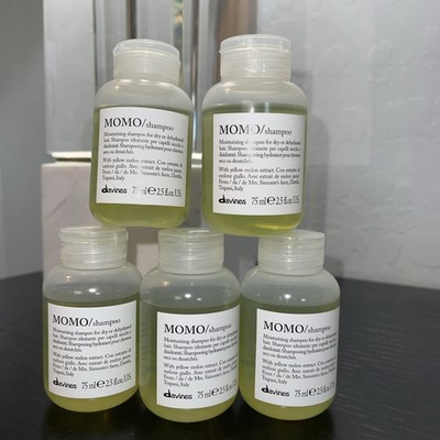 Davines Momo Moisturizing Shampoo 75ml  Set of 5 New+ extra surprise gift