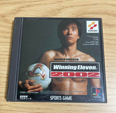 USED Winning Eleven 2002 PS1 Konami Sony Playstation 1 Tetsted