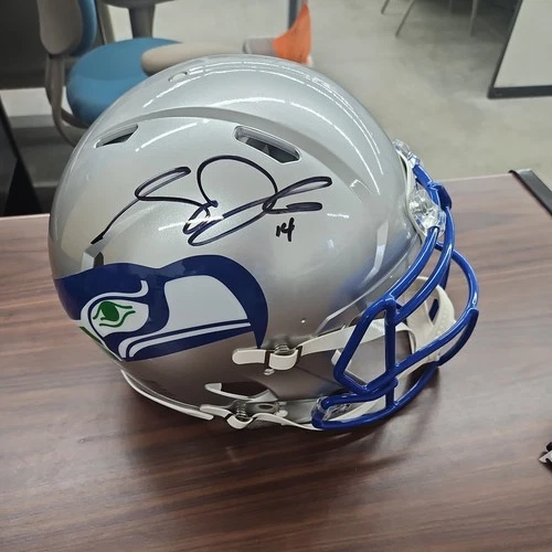 Sam Darnold Signed Seattle Seahawks Helmet Full Size Super Bowl Winner BAS Cert