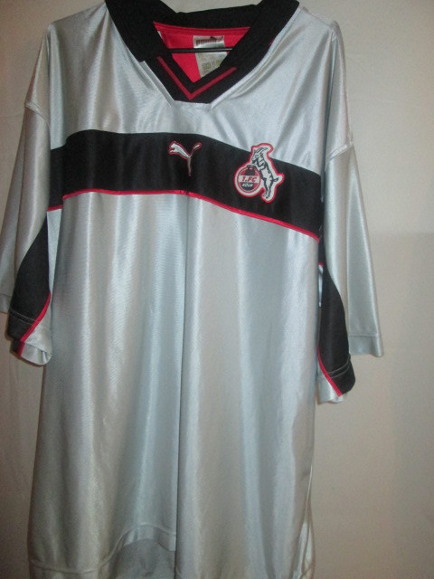 Maillot Vintage 1.FC Köln Domicile 1999/00 – Signé Par L'Équipe (Taille M, Puma)