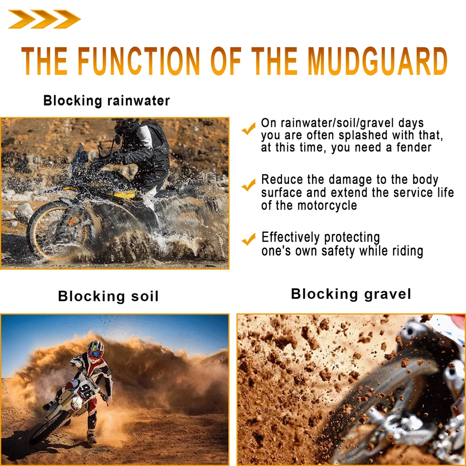 For Honda CB1100ER CB1100RS 2019-22 Front Fender Splash Guard Extension Mudguard Foto 2 de 4