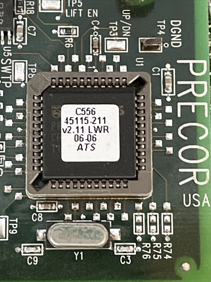 Precor EFX 556 Elliptical Lower PCA Motor Controller Board w/ Software 45600-522 - Image 3 of 4