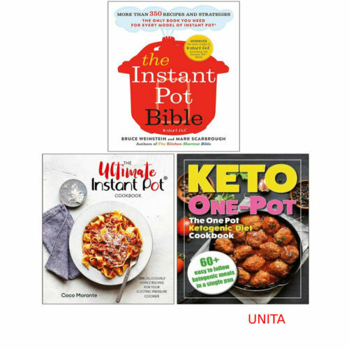 Ultimate Instant Pot,One Pot Ketogenic,Instant Pot Bible 3 Books Collection Set