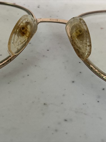 Marchon MOD.7015 KOL.264 Brillengestell quadratisch gold braun 52-15-130 - Bild 9 von 10