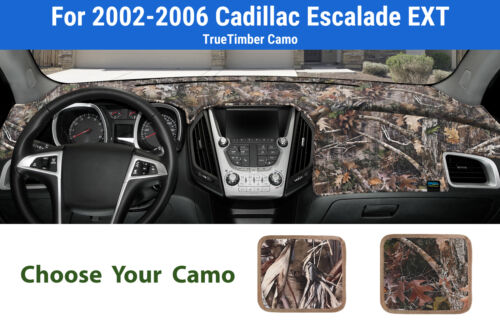 Cubierta de alfombrilla de tablero para Cadillac Escalade EXT 2002-2006 (TrueTimber Camo) - Imagen 1 de 24