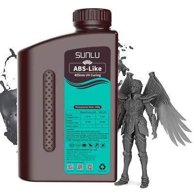 SUNLU ABS-Like 3D Drucker Resin 1KG für den LCD/DLP/SLA 3D Printing Dunkelgrau