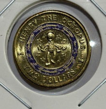 2021 Australia 2 Dollars - Wiggles 30 Years - Henry the Octopus Coloured Coin