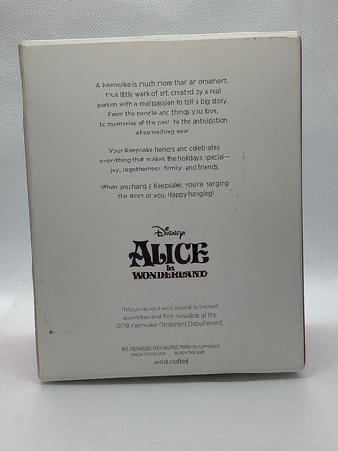 Hallmark Disney Alice in Wonderland Queen of Hearts Christmas Ornament New NIB - Picture 12 of 12