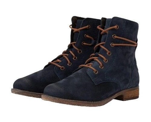 Josef Seibel Anna Red Suede Sherpa Lined Chukka Boots Women  display picture 3