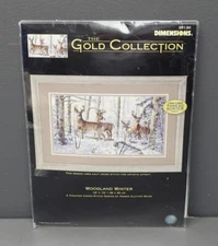 Dimensions 35130 WOODLAND WINTER 18" X 10" Weirs Counted Cross Stitch Kit New