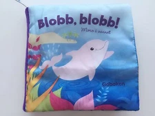 Baby Kid Boy Educational Dolphin cloth Story Book Toy Norwegian Christmas Gift