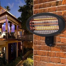 2000w Halogen Patio Ceiling Heater Hanging Indoor Wall Mounted Quartz Warmer