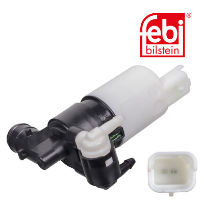 FEBI 24633 Waschwasserpumpe Pumpe Scheibenreinigung für PEUGEOT CITROËN