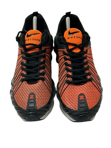 Nike Men's Total Shox 488313-033 Sz 9.5 - Orange/Blk + Silver SF Giants Colors - Picture 2 of 12