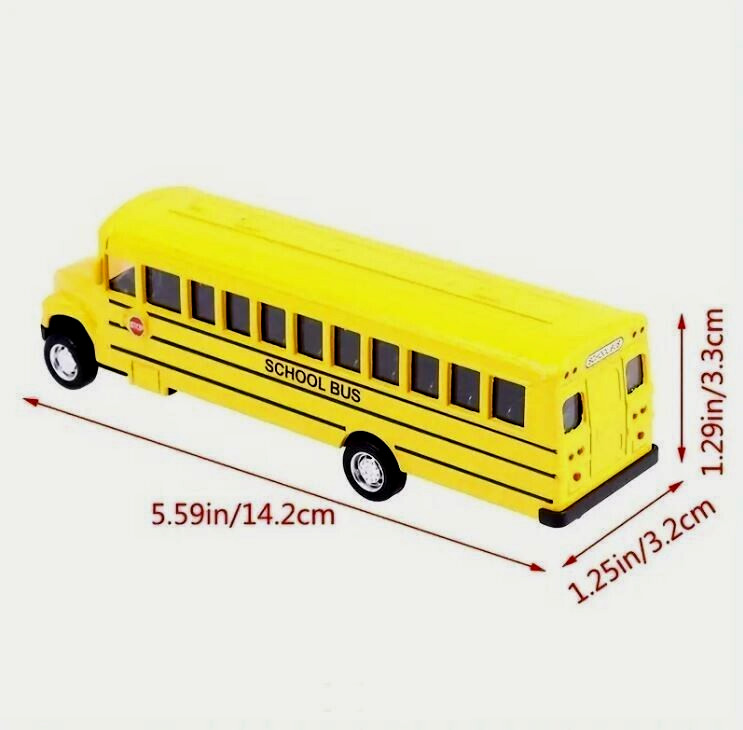 YELLOW USA SCHOOL BUS LIKE 1/64 NEW DIECAST VEHICLE DIORAMA CAR COLLECTORS MODEL