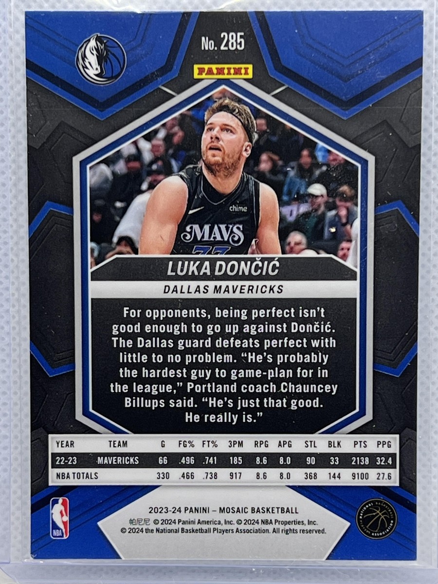 2023-24 Panini Mosaic #285 Luka Doncic City Edition | eBay