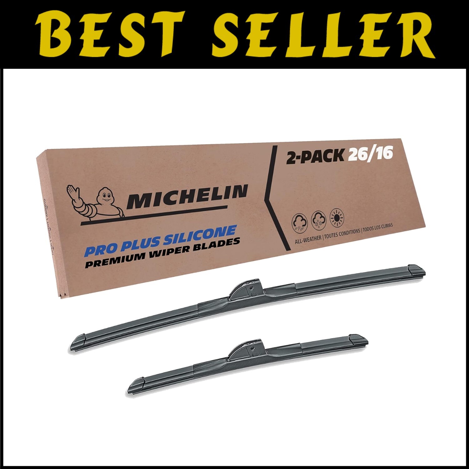 Pro Plus Silicone Wiper Blades Twin Pack 26
