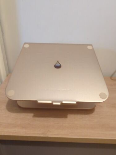 Genuine Rain Design mStand Laptop Stand in Gold/Grey - Very Strong Laptop Stand