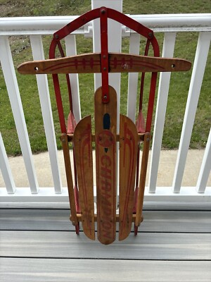 Vintage 1940's Kalamazoo Champion 03 Sled - Snow Sled - Excellent Shape -