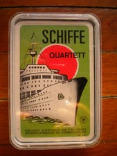 QUARTTET SCHIFFE Nr.647 AAS Spielkarten-fabriken Stuttgart Germany VINTAGE CARDS