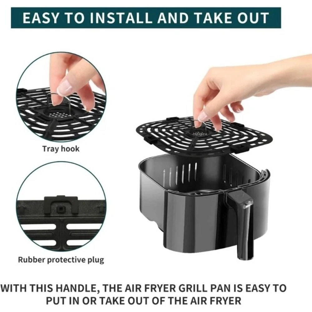 Instant Pot Vortex 6QT Air Fryer Grill Pan Replacement Tray Rack Instant Pot Vortex 6QT Air Fryer Grill Pan Replacement Tray Rack