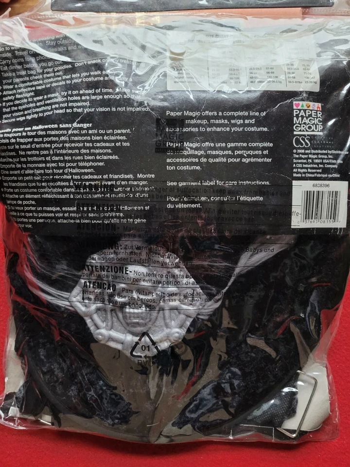 Disfraz de Acosador No Muerto para Niños Halloween Talla 7-8 Foto 4 de 4