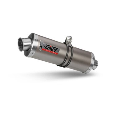Schalldämpfer Bolt-On- MIVV Oval Genehmigt Titan für Kawasaki 750 ZX7R Ninja