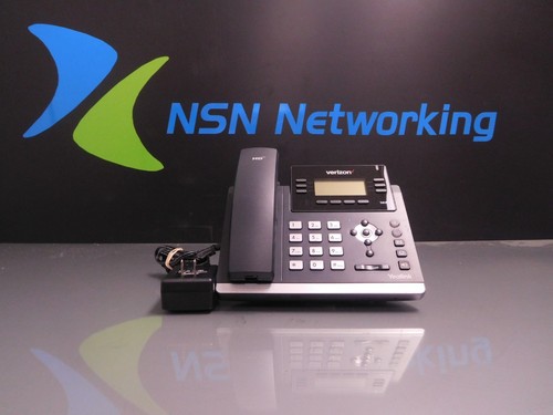 Yealink Verizon SIP-T41P Display IP VoiP Ultra-Elegant Phone w/ Power Supply