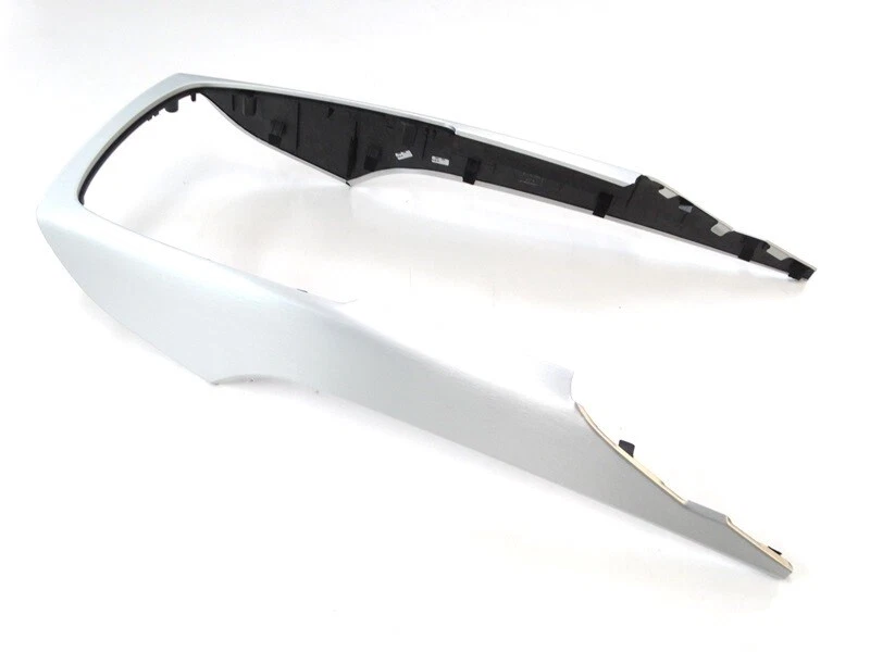 Cornice Originale Audi A6 A7 4G Copertura Consolle Centrale Alluminio Argento - Immagine 2 di 3