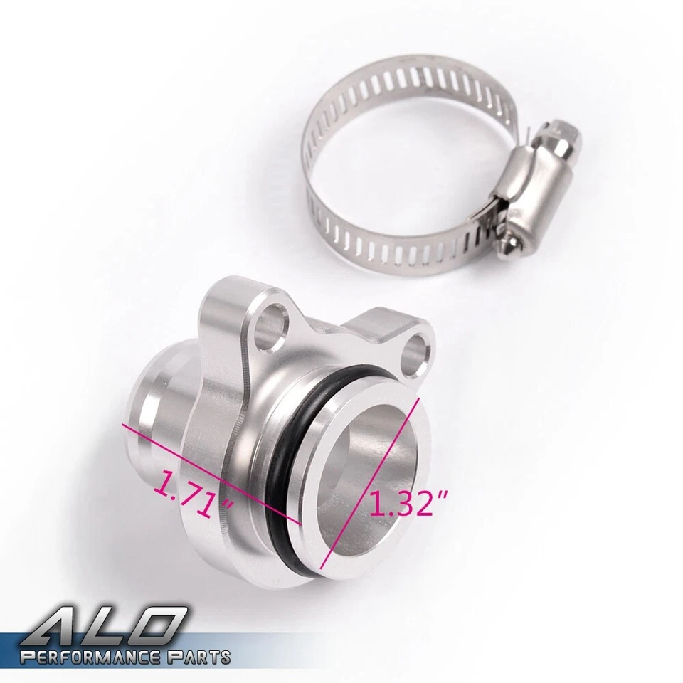 Water Hose Fitting Replacement Aluminum Fit For BMW 335i 11537541992 11537544638 - Image 2 of 4