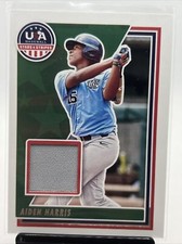 2022 Panini Stars & Stripes Prime Patch Relic Aiden Harris 