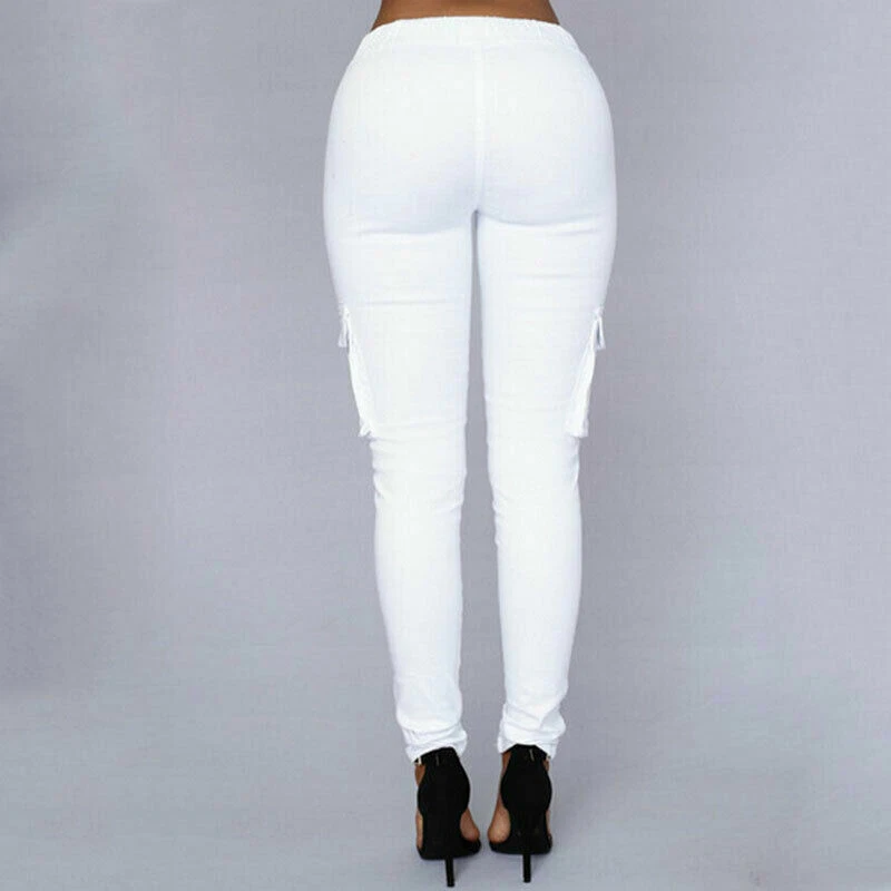 White Pants Joggers Women Oversized Jogger Pants Women Ladies Trousers