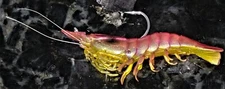 RARE Live Target Shrimp - Pink (SSF75SK920) Rigged - 3 Inch - 1/4oz Bait