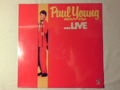 PAUL YOUNG with THE Q-TIPS ...Live lp ITALIEN RARISSIMO SIGILLATO VERY RARE SEALED