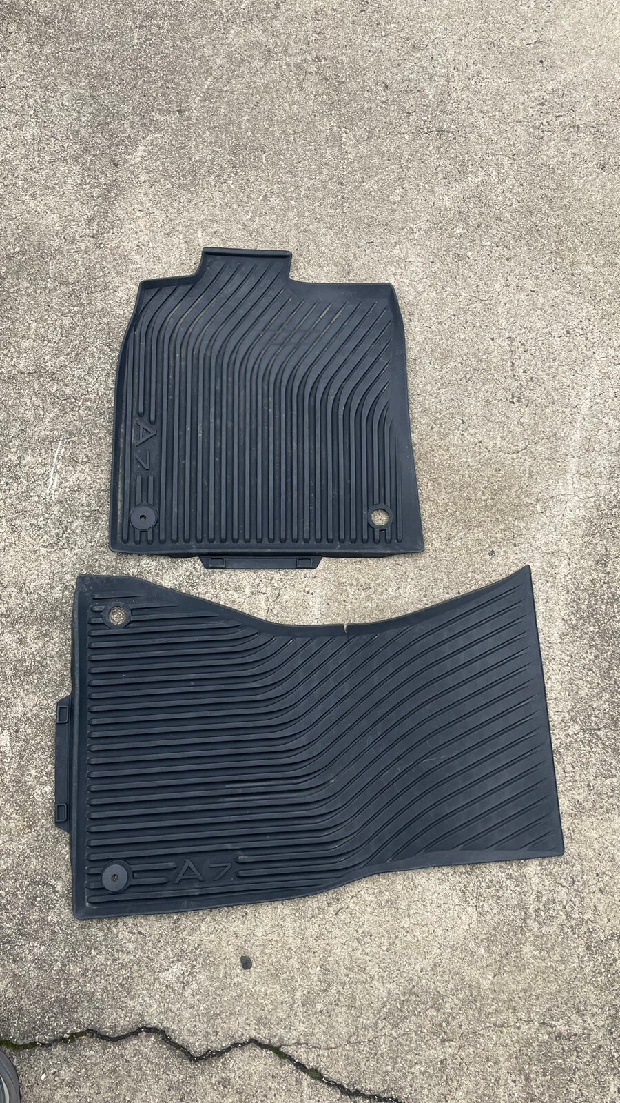 AUDI A7 ALL WEATHER FLOOR CARPET LINER RUBBER MAT OEM 2012 2017 eBay