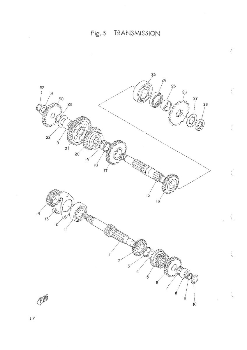 YAMAHA Parts Manual L2G and L2GF 1971 1972 1973 Replacement Spares