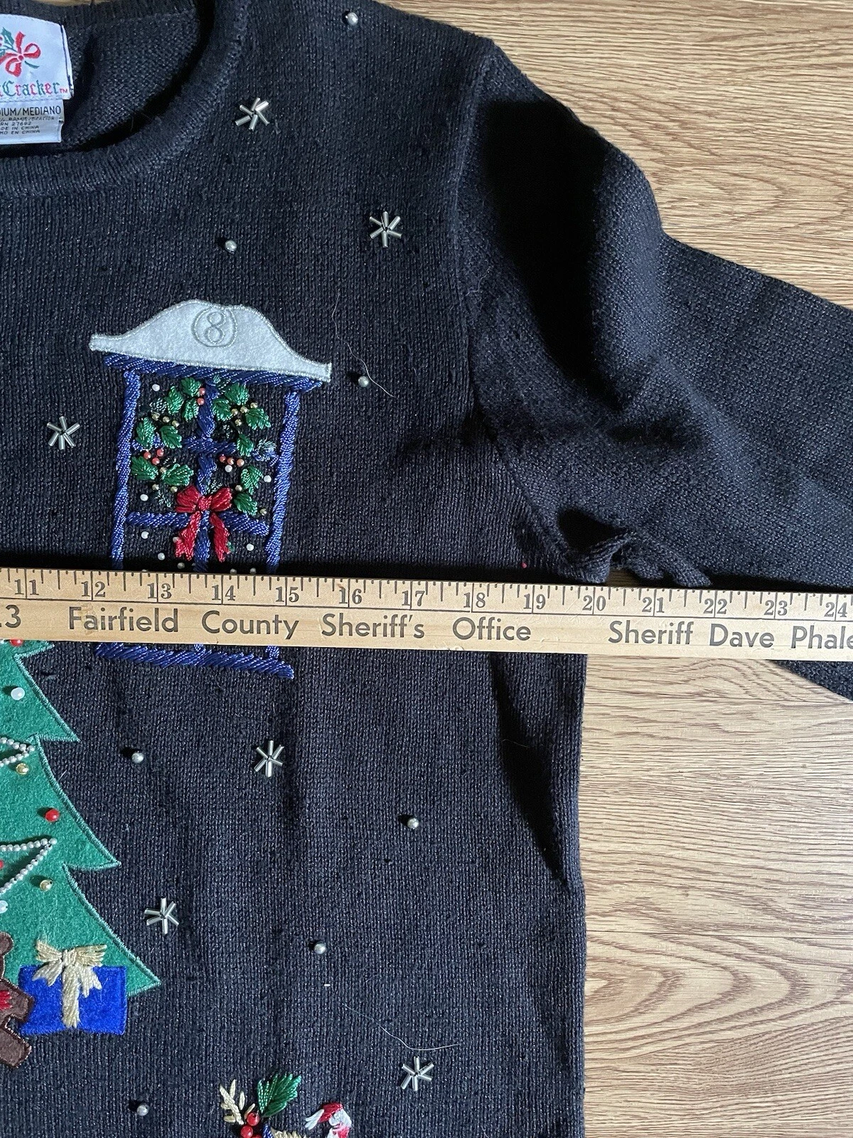 Ugly Christmas Sweater Women Medium Nutcracker Brand