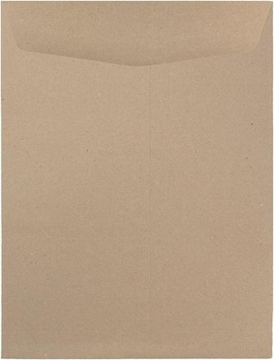 Eco-Friendly 9x12 Kraft Paper Catalog Envelopes - 100 Count for Business Use