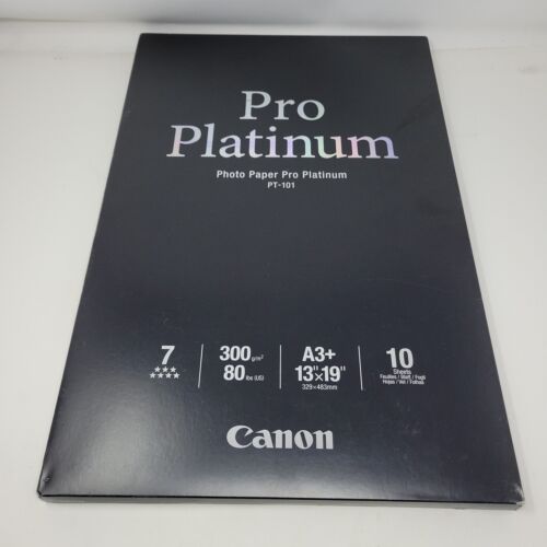 Canon Photo PIXMA Paper Pro Platinum, 13 x 19 Inches, 10 Sheets (2768B018) - Picture 1 of 14
