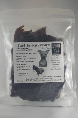 Homemade Dog Treats - Beef Jerky, Made In USA, All Natural, No Chemicals!