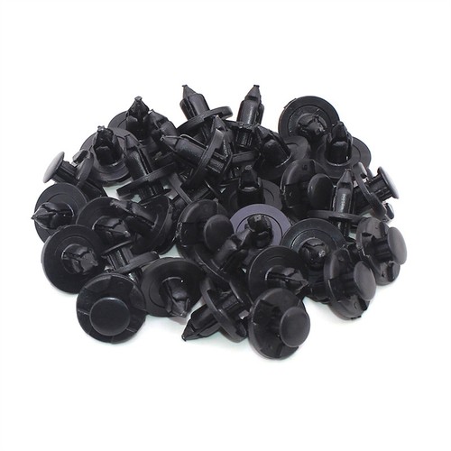 100pcs 8mm Hole Car Plastic Rivets Body Fastener Bumper Push Clips for Nissan - Picture 6 of 12