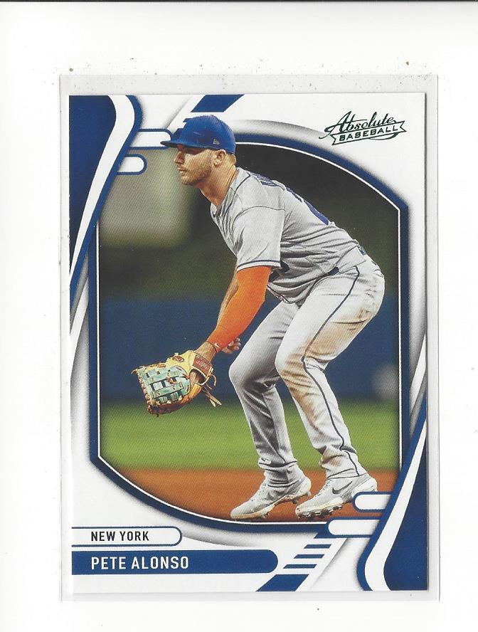2022 Absolute Retail Green #34 Pete Alonso Mets