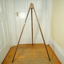 Vintage Grumbacher No.237 Wooden Painting Field Easel Tripod Portable Travel