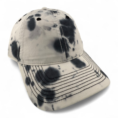 The Game GB482 Gray Scale Tie Dye Blank Twill Unstructured Adjustable Dad Hat