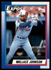Wallace Johnson 1990-91 Topps #318 Montreal Expos