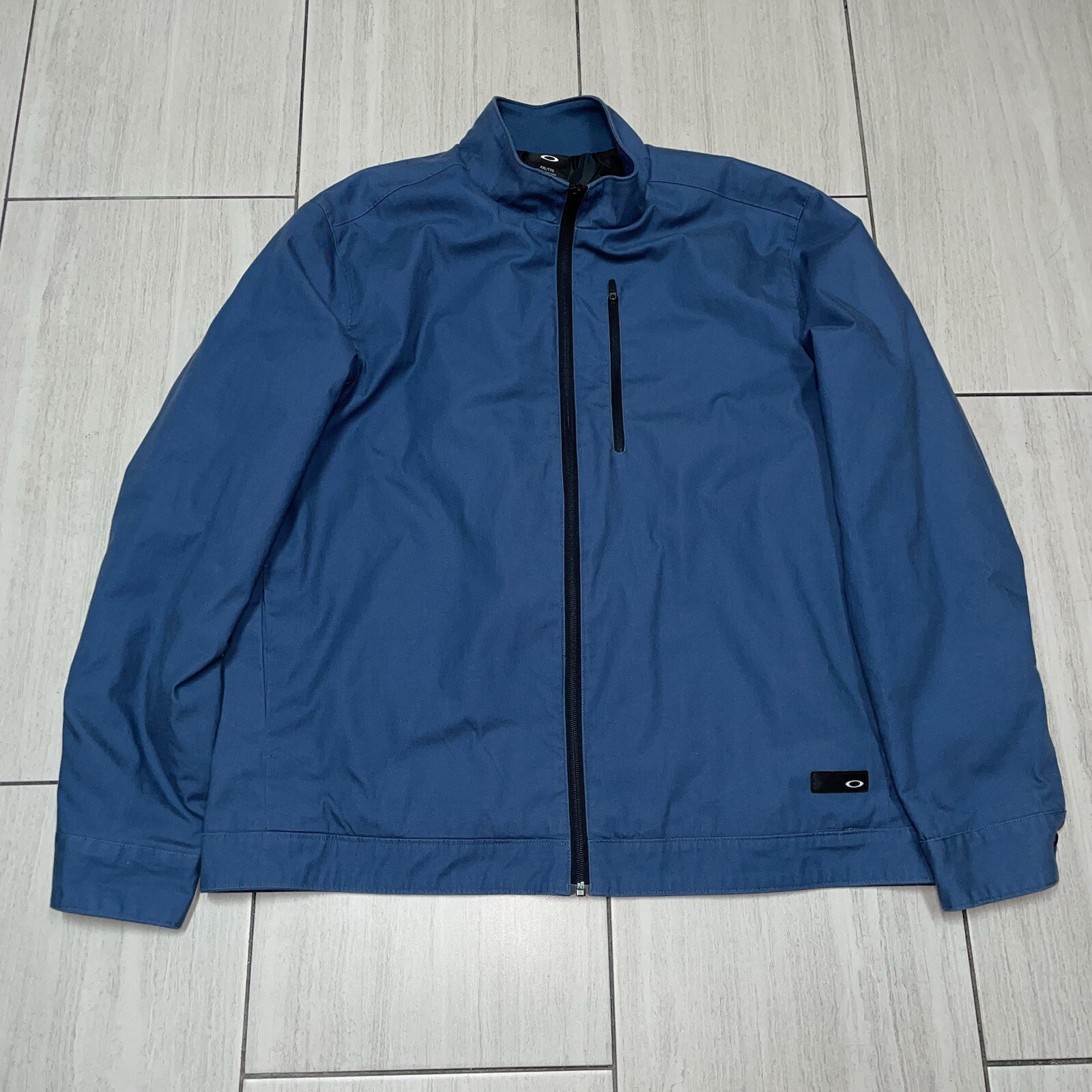 Oakley Blue Zip Up Padded Work Jacket Men’s Size XXL Gem