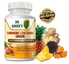 Joint support turmeric curcumin Highest Potency 95 High Absorption Black Pepper